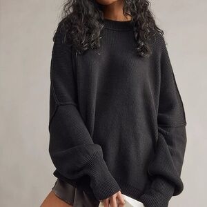 FREE PEOPLE Easy Street Tunic in Black XS